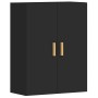 Wandschränke, 2 Stück, schwarzes Holzwerkstoff von vidaXL, Sideboards - Ref: Foro24-3197874, Preis: 144,84 €, Rabatt: %