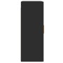 Armarios de pared 2 uds madera de ingeniería negro de vidaXL, Aparadores - Ref: Foro24-3197874, Precio: 148,27 €