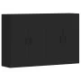 Wandschränke 2 Stk. Holzwerkstoff schwarz von vidaXL, Sideboards - Ref: Foro24-3197882, Preis: 144,84 €, Rabatt: %