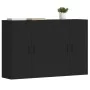 Wandschränke 2 Stk. Holzwerkstoff schwarz von vidaXL, Sideboards - Ref: Foro24-3197882, Preis: 144,84 €, Rabatt: %