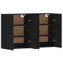 Wandschränke 2 Stk. Holzwerkstoff schwarz von vidaXL, Sideboards - Ref: Foro24-3197882, Preis: 151,10 €, Rabatt: %