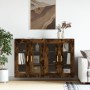 Armarios de pared 2 uds madera de ingeniería roble ahumado de vidaXL, Aparadores - Ref: Foro24-3197902, Precio: 173,48 €