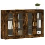 Armarios de pared 2 uds madera de ingeniería roble ahumado von vidaXL, Sideboards - Ref: Foro24-3197902, Preis: 167,77 €, Rab...