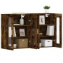 Armarios de pared 2 uds madera de ingeniería roble ahumado von vidaXL, Sideboards - Ref: Foro24-3197902, Preis: 167,77 €, Rab...