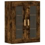 Armarios de pared 2 uds madera de ingeniería roble ahumado von vidaXL, Sideboards - Ref: Foro24-3197902, Preis: 167,77 €, Rab...