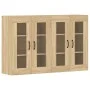Wandschränke 2 Stk. Holzwerkstoff Sonoma Eiche von vidaXL, Sideboards - Ref: Foro24-3197907, Preis: 161,66 €, Rabatt: %