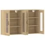 Wandschränke 2 Stk. Holzwerkstoff Sonoma Eiche von vidaXL, Sideboards - Ref: Foro24-3197907, Preis: 161,66 €, Rabatt: %