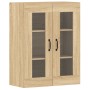 Wandschränke 2 Stk. Holzwerkstoff Sonoma Eiche von vidaXL, Sideboards - Ref: Foro24-3197907, Preis: 163,79 €, Rabatt: %