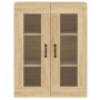 Wandschränke 2 Stk. Holzwerkstoff Sonoma Eiche von vidaXL, Sideboards - Ref: Foro24-3197907, Preis: 163,79 €, Rabatt: %