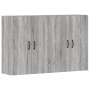 Armarios de pared 2 uds madera de ingeniería gris Sonoma von vidaXL, Sideboards - Ref: Foro24-3197887, Preis: 165,93 €, Rabat...
