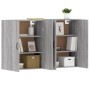 Armarios de pared 2 uds madera de ingeniería gris Sonoma von vidaXL, Sideboards - Ref: Foro24-3197887, Preis: 165,93 €, Rabat...