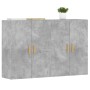 Wandschränke 2 Stück betongraues Holzwerkstoff von vidaXL, Sideboards - Ref: Foro24-3197876, Preis: 146,75 €, Rabatt: %