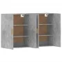Wall cabinets 2 pcs concrete gray engineered wood by vidaXL, Sideboards - Ref: Foro24-3197876, Price: 145,22 €, Discount: %