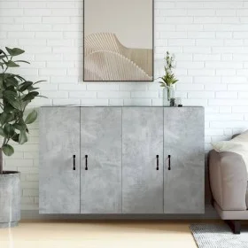 Wall cabinets 2 pcs concrete gray engineered wood by vidaXL, Sideboards - Ref: Foro24-3197884, Price: 149,46 €, Discount: %