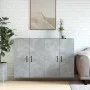 Wandschränke 2 Stück betongraues Holzwerkstoff von vidaXL, Sideboards - Ref: Foro24-3197884, Preis: 149,44 €, Rabatt: %