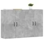Wandschränke 2 Stück betongraues Holzwerkstoff von vidaXL, Sideboards - Ref: Foro24-3197884, Preis: 149,44 €, Rabatt: %