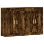 Armarios de pared 2 uds madera de ingeniería roble ahumado von vidaXL, Sideboards - Ref: Foro24-3197982, Preis: 134,19 €, Rab...