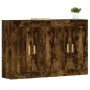 Armarios de pared 2 uds madera de ingeniería roble ahumado von vidaXL, Sideboards - Ref: Foro24-3197982, Preis: 132,60 €, Rab...