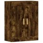 Armarios de pared 2 uds madera de ingeniería roble ahumado von vidaXL, Sideboards - Ref: Foro24-3197982, Preis: 132,60 €, Rab...