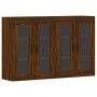 Wandschränke, 2 Stück, Eichenbraun, Holzwerkstoff von vidaXL, Sideboards - Ref: Foro24-3197912, Preis: 163,73 €, Rabatt: %