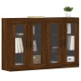 Wandschränke, 2 Stück, Eichenbraun, Holzwerkstoff von vidaXL, Sideboards - Ref: Foro24-3197912, Preis: 163,73 €, Rabatt: %