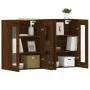 Wall cabinets 2 pcs oak brown engineered wood by vidaXL, Sideboards - Ref: Foro24-3197912, Price: 161,58 €, Discount: %