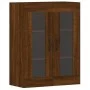 Armarios de pared 2 uds madera de ingeniería marrón roble de vidaXL, Aparadores - Ref: Foro24-3197912, Precio: 161,58 €, Desc...