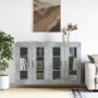 Armarios de pared 2 uds madera de ingeniería gris hormigón by vidaXL, Sideboards - Ref: Foro24-3197900, Price: 132,57 €, Disc...