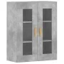 Armarios de pared 2 uds madera de ingeniería gris hormigón by vidaXL, Sideboards - Ref: Foro24-3197900, Price: 132,57 €, Disc...