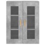 Armarios de pared 2 uds madera de ingeniería gris hormigón de vidaXL, Aparadores - Ref: Foro24-3197900, Precio: 134,29 €, Des...