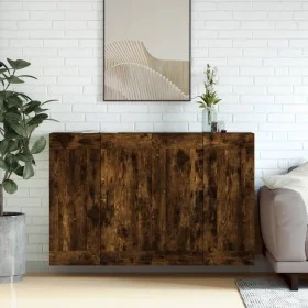 Wandschränke, 2 Stück, Holzwerkstoff, geräucherte Eiche von vidaXL, Sideboards - Ref: Foro24-3197990, Preis: 133,17 €, Rabatt: %