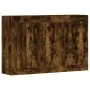 Wall cabinets 2 pcs engineered wood smoked oak by vidaXL, Sideboards - Ref: Foro24-3197990, Price: 132,94 €, Discount: %