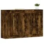 Wall cabinets 2 pcs engineered wood smoked oak by vidaXL, Sideboards - Ref: Foro24-3197990, Price: 132,94 €, Discount: %