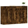 Wandschränke, 2 Stück, Holzwerkstoff, geräucherte Eiche von vidaXL, Sideboards - Ref: Foro24-3197990, Preis: 134,76 €, Rabatt: %