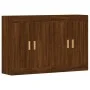 Wall cabinets 2 pcs oak brown engineered wood by vidaXL, Sideboards - Ref: Foro24-3197904, Price: 165,88 €, Discount: %