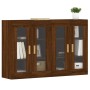 Wandschränke, 2 Stück, Eichenbraun, Holzwerkstoff von vidaXL, Sideboards - Ref: Foro24-3197904, Preis: 168,88 €, Rabatt: %
