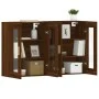 Wall cabinets 2 pcs oak brown engineered wood by vidaXL, Sideboards - Ref: Foro24-3197904, Price: 165,88 €, Discount: %