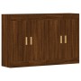 Wandschränke, 2 Stück, Eichenbraun, Holzwerkstoff von vidaXL, Sideboards - Ref: Foro24-3197984, Preis: 136,40 €, Rabatt: %