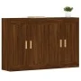 Wall cabinets 2 pcs oak brown engineered wood by vidaXL, Sideboards - Ref: Foro24-3197984, Price: 134,75 €, Discount: %