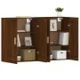 Wall cabinets 2 pcs oak brown engineered wood by vidaXL, Sideboards - Ref: Foro24-3197984, Price: 134,75 €, Discount: %