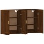 Wandschränke, 2 Stück, Eichenbraun, Holzwerkstoff von vidaXL, Sideboards - Ref: Foro24-3197984, Preis: 136,40 €, Rabatt: %