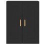 Wandschränke, 2 Stück, schwarzes Holzwerkstoff von vidaXL, Sideboards - Ref: Foro24-3197978, Preis: 135,81 €, Rabatt: %