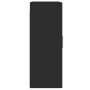 Armarios de pared 2 uds madera de ingeniería negro de vidaXL, Aparadores - Ref: Foro24-3197978, Precio: 139,74 €