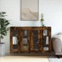 Wandschränke, 2 Stück, Holzwerkstoff, geräucherte Eiche von vidaXL, Sideboards - Ref: Foro24-3197910, Preis: 140,15 €, Rabatt: %