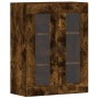 Wall cabinets 2 pcs engineered wood smoked oak by vidaXL, Sideboards - Ref: Foro24-3197910, Price: 140,15 €, Discount: %
