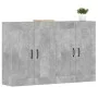 Armarios de pared 2 uds madera de ingeniería gris hormigón de vidaXL, Aparadores - Ref: Foro24-3197988, Precio: 125,04 €, Des...