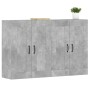 Wall cabinets 2 pcs concrete gray engineered wood by vidaXL, Sideboards - Ref: Foro24-3197988, Price: 126,57 €, Discount: %
