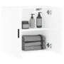 Glossy white engineered wood wall cabinet 60x31x60 cm by vidaXL, Lockers and storage cabinets - Ref: Foro24-829982, Price: 61...