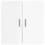 Armario de pared madera de ingeniería blanco brillo 60x31x60 cm de vidaXL, Taquillas y armarios de almacenamiento - Ref: Foro...