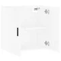 Glossy white engineered wood wall cabinet 60x31x60 cm by vidaXL, Lockers and storage cabinets - Ref: Foro24-829982, Price: 61...